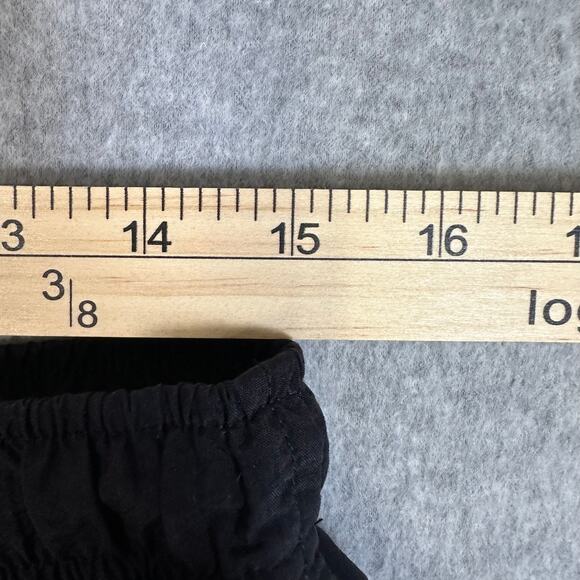 Timber Run Shorts Black Mens L Zip Pockets Elastic Waist Mesh Lined Sports VTG - Picture 7 of 11